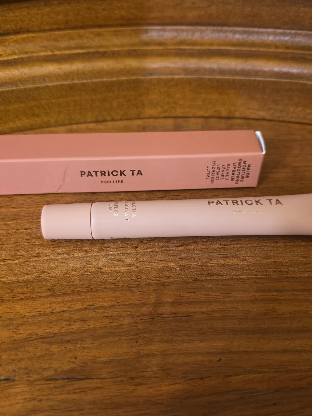 Patrick Ta For Lips Major Moisture Smoothing Lip Balm, Milk Tea, .5oz--NIB